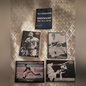 63 Dodgers M6-M10 Ted Williams 1993 collection.